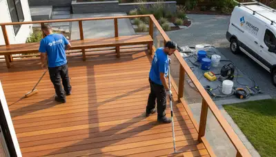 Professional deck staining and wood protection by expert painters in Stockton, CA