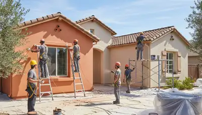 Professional exterior house painting in French Camp, CA enhancing curb appeal and weather protection