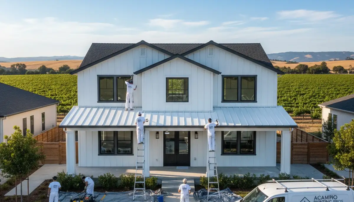 House painting services in Stockton, CA for exterior and interior residential homes