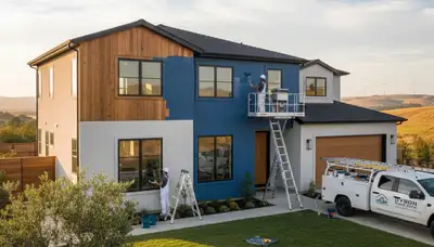Professional house painting service in Stockton, CA for residential exterior and interior projects