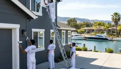Professional house painting service in Stockton, CA for residential exterior and interior projects