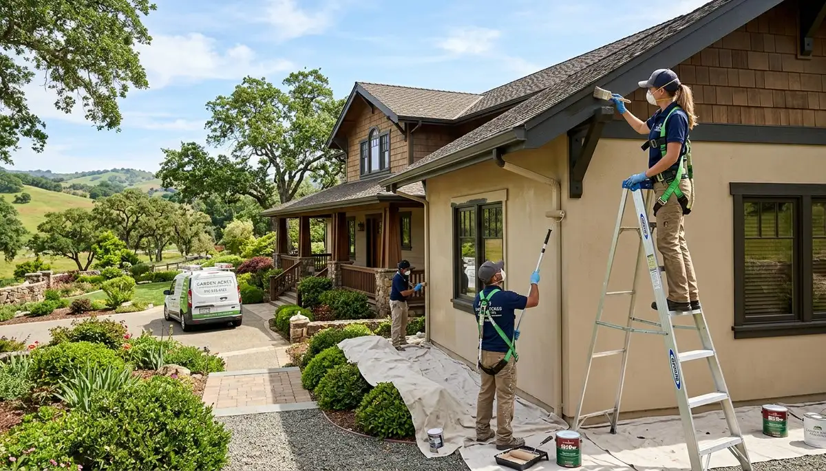 Professional house painting service in Stockton, CA by paintingstocktonca.com experts