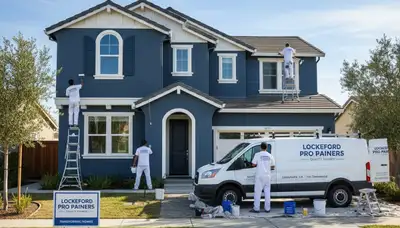 Stockton, CA house painting contractor for residential interior and exterior painting services