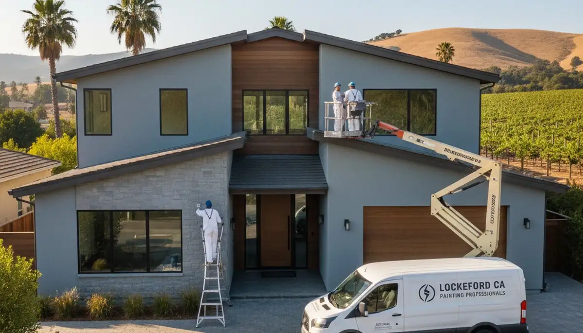 House painting services in Stockton, CA for residential exterior and interior painting projects