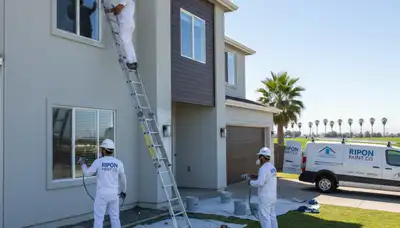 House painting service in Stockton, CA for residential exterior and interior home painting