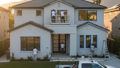 House painters in Stockton, CA providing professional interior and exterior painting services