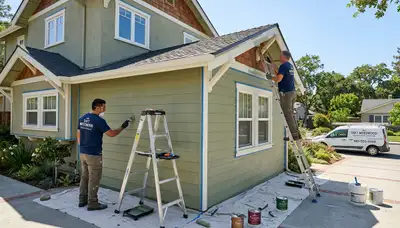 Professional house painting service in Stockton, CA transforming home exterior with fresh paint