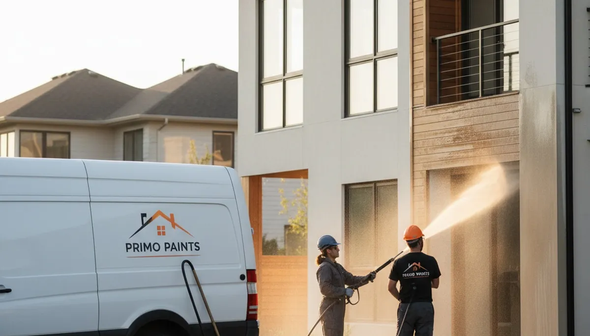 Professional pressure cleaning restoring residential exterior in Stockton, CA